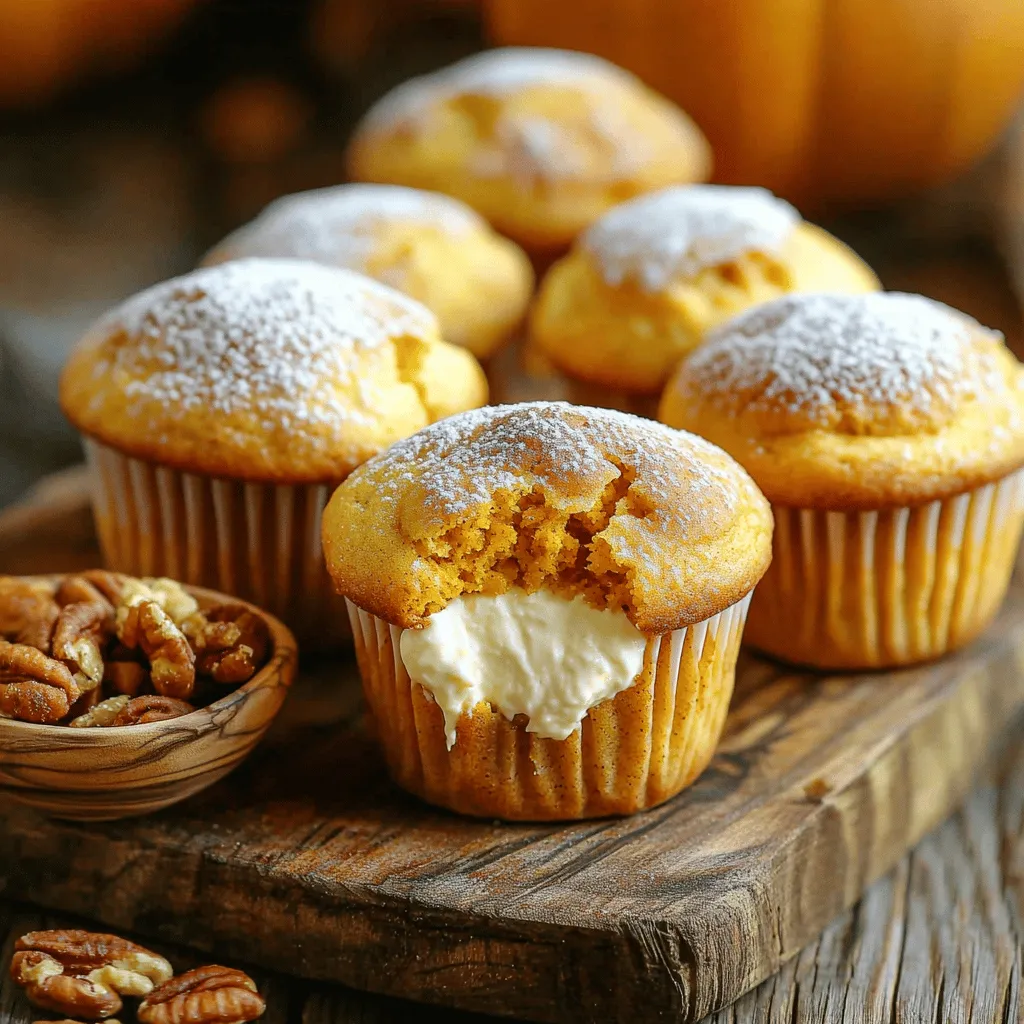 Delicious Pumpkin Cream Cheese Stuffed Muffins Recipe