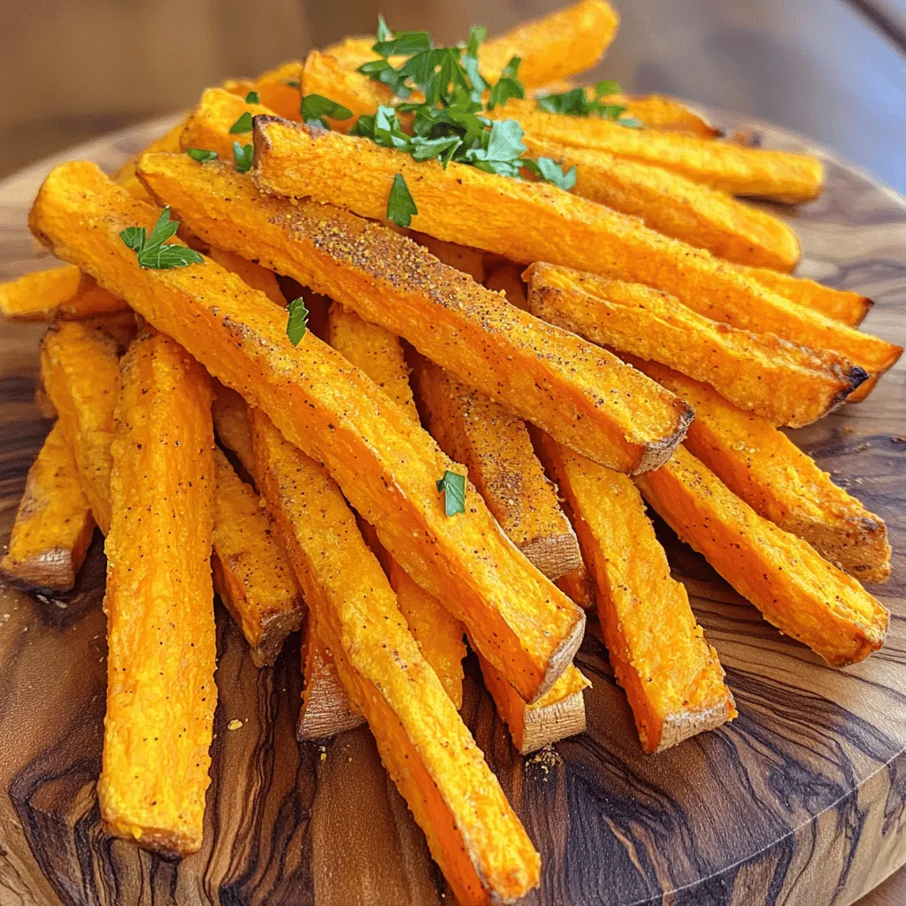 Baked Sweet Potato Fries Crispy and Flavorful Snack