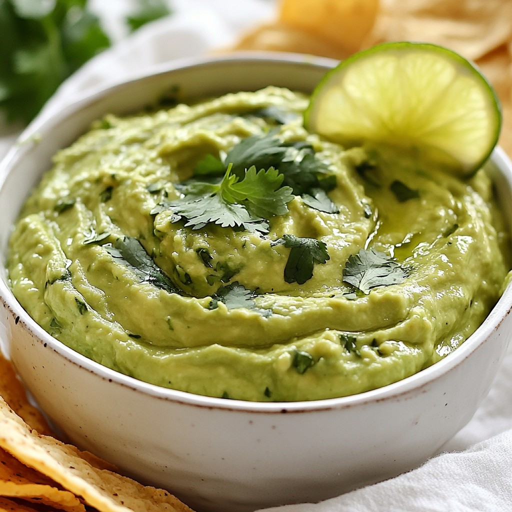 Avocado Cilantro Lime Dip Fresh and Flavorful Treat