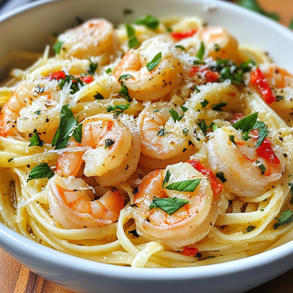 Garlic Herb Shrimp Pasta Quick and Flavorful Dish
