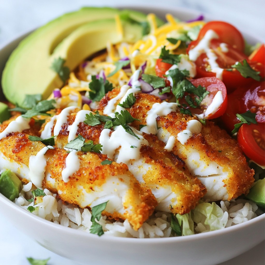 Baja Fish Taco Bowls Flavorful and Fresh Delight