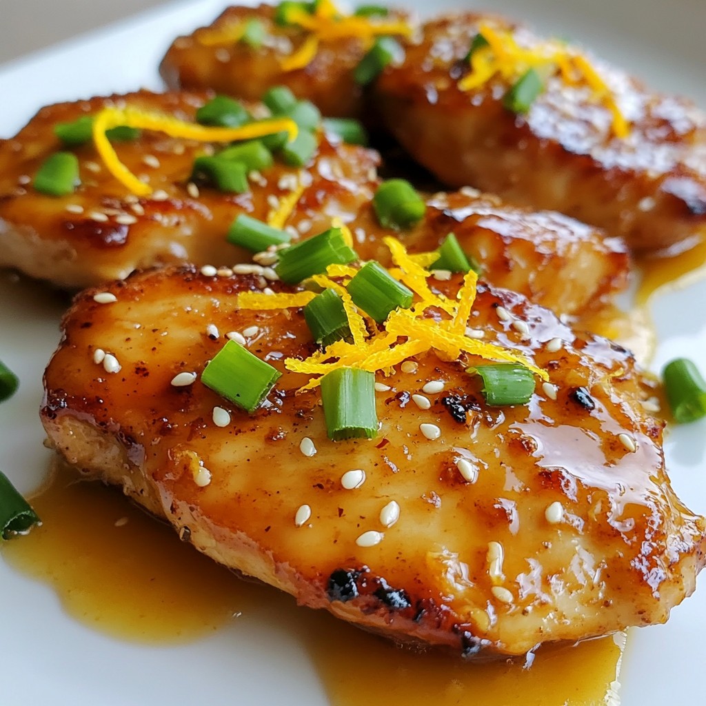 Orange Honey Glazed Chicken Flavorful and Easy Recipe