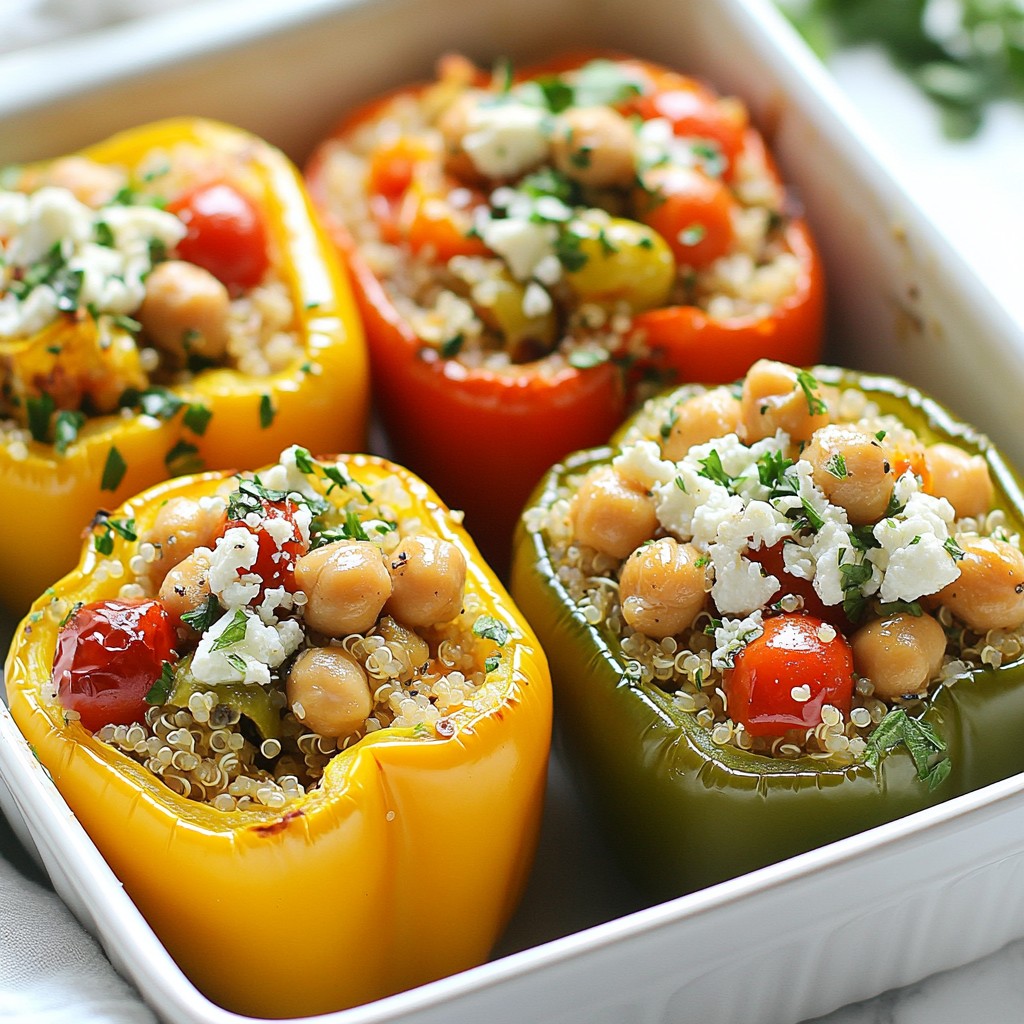 Mediterranean Stuffed Peppers Flavorful and Nutritious