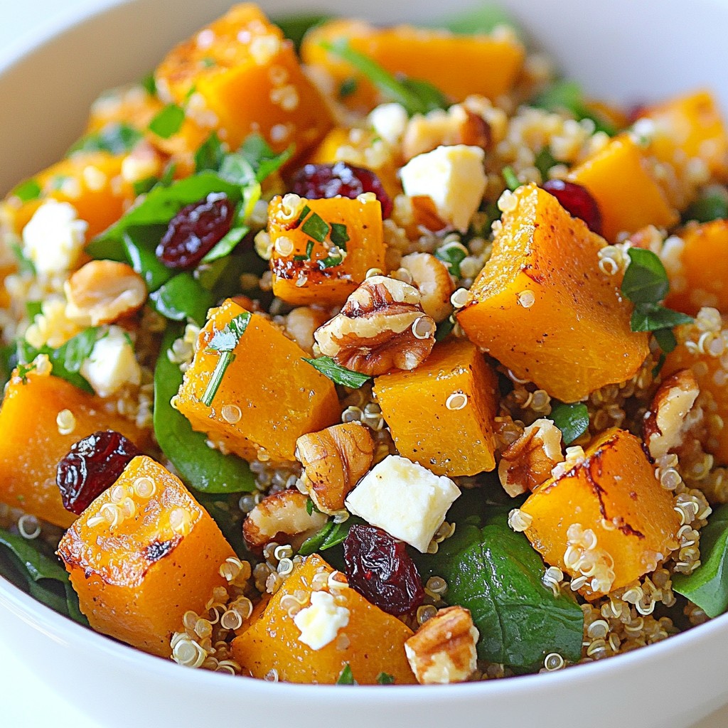 Roasted Butternut Squash Quinoa Salad Energizing Recipe