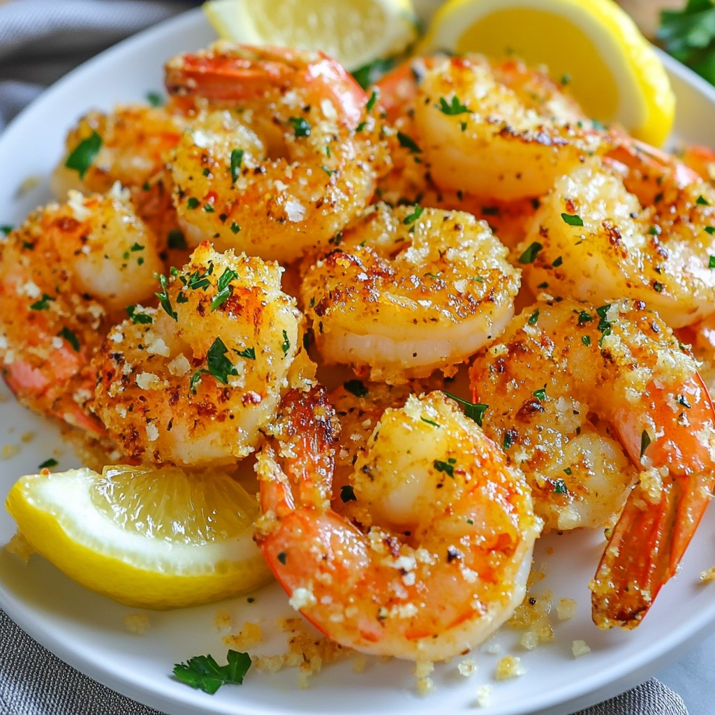 Garlic Parmesan Air Fryer Shrimp Delightful Recipe