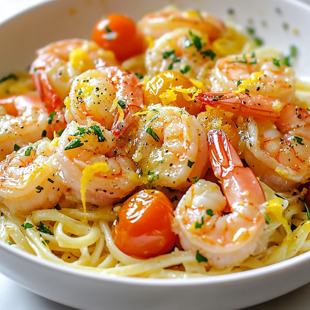 Lemon Garlic Shrimp Scampi Easy and Flavorful Recipe