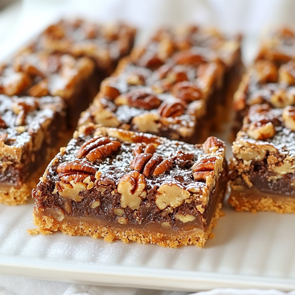 Chocolate Pecan Pie Bars Delightful and Easy Recipe