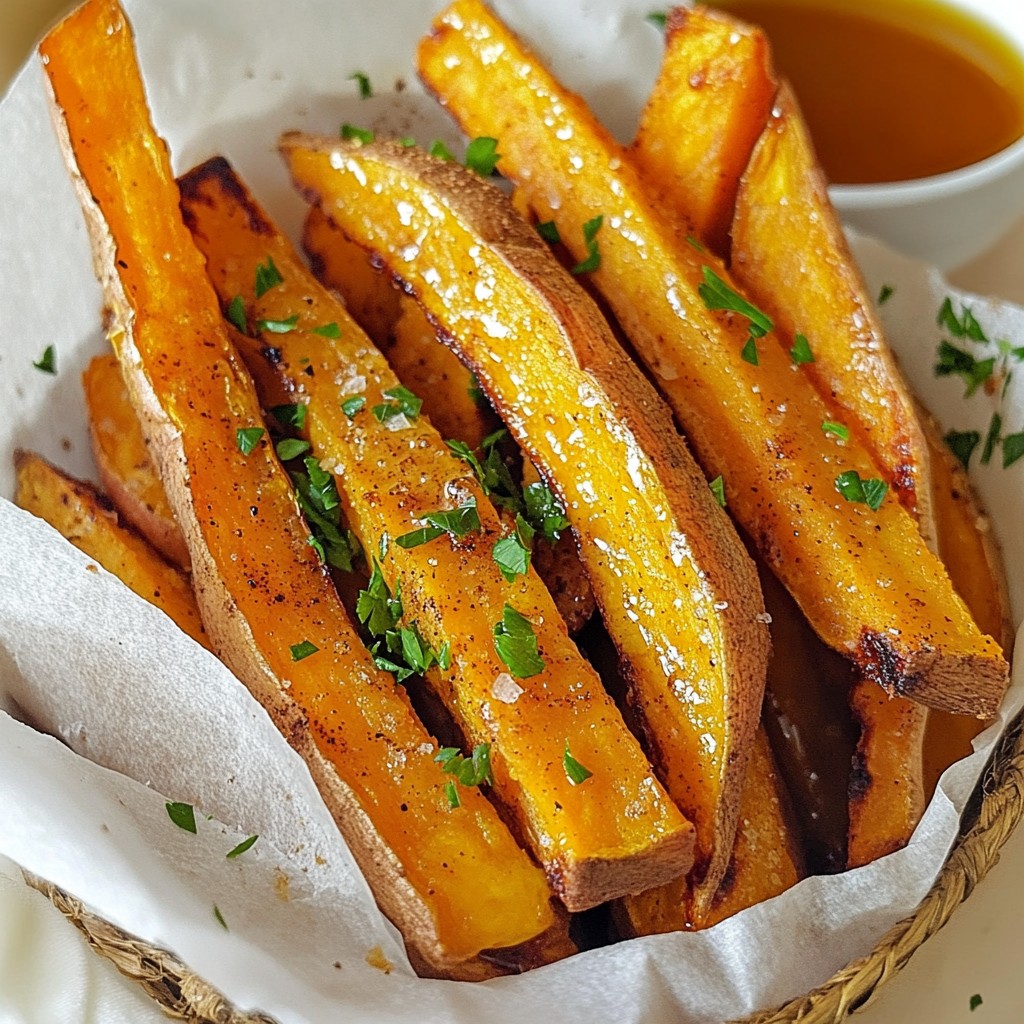 Maple Cinnamon Sweet Potato Fries Crispy Delight