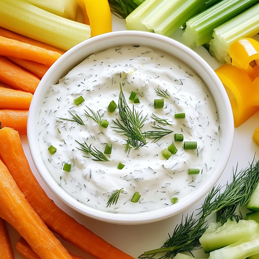 Greek Yogurt Ranch Dip Simple and Flavorful Recipe