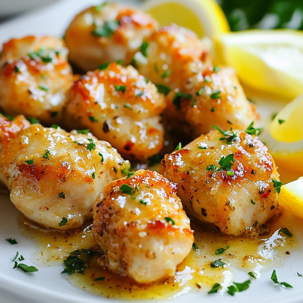 Garlic Butter Chicken Bites Flavorful and Easy Recipe