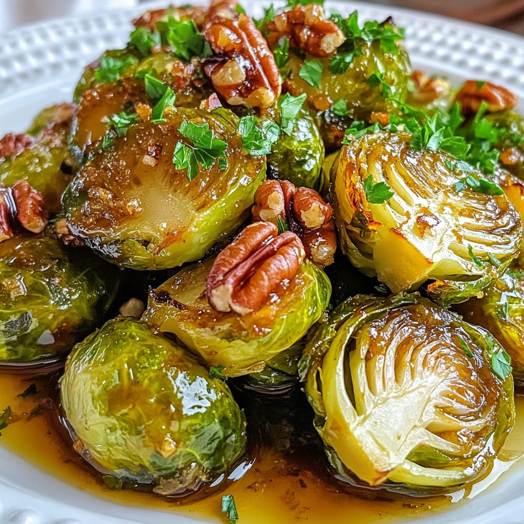 Maple Dijon Roasted Brussels Sprouts Flavorful Delight