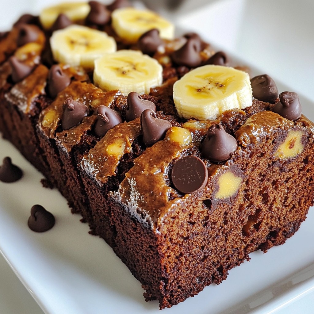 Chocolate Peanut Butter Banana Bread Delightful Recipe