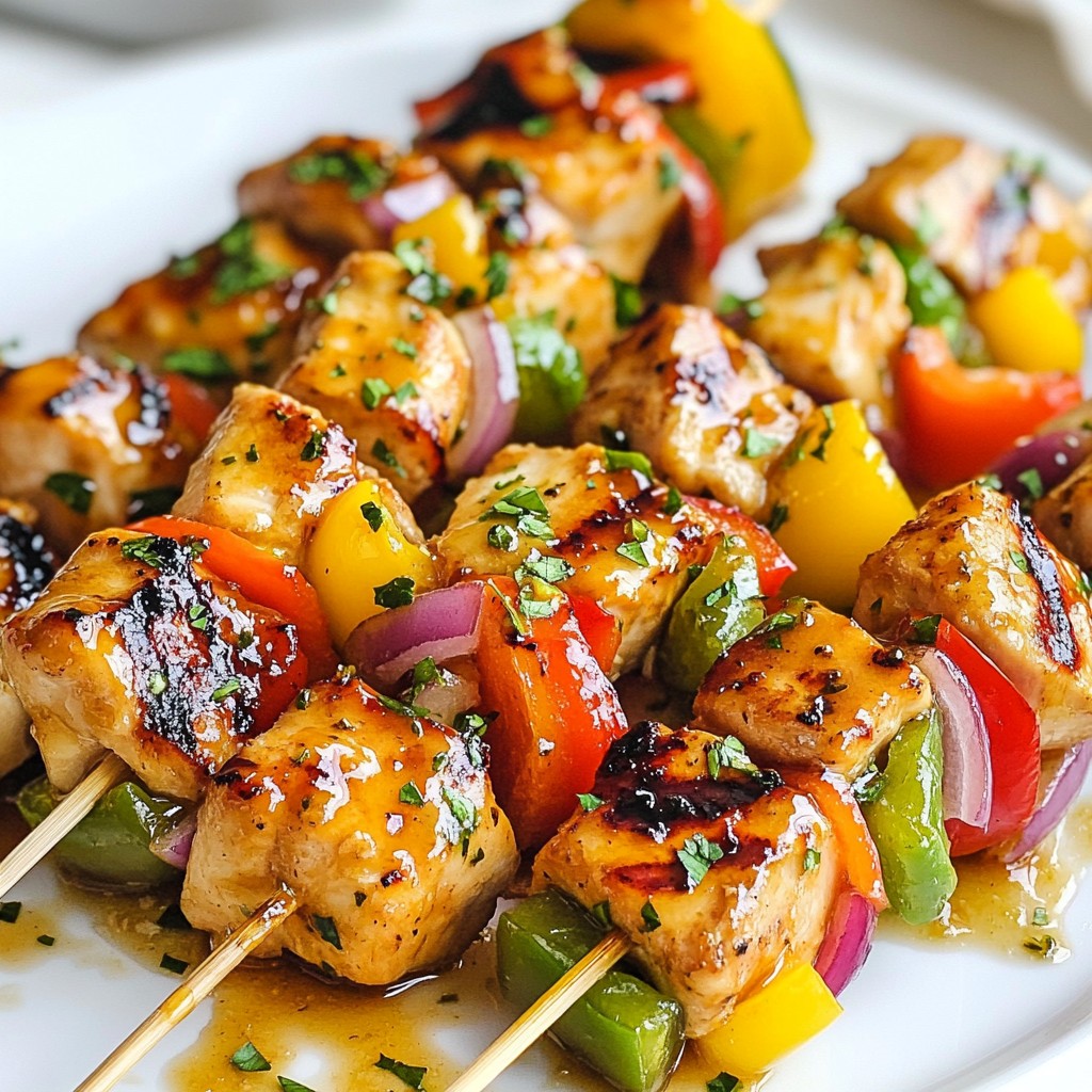 Honey Lime Chicken Skewers Simple and Flavorful Dish