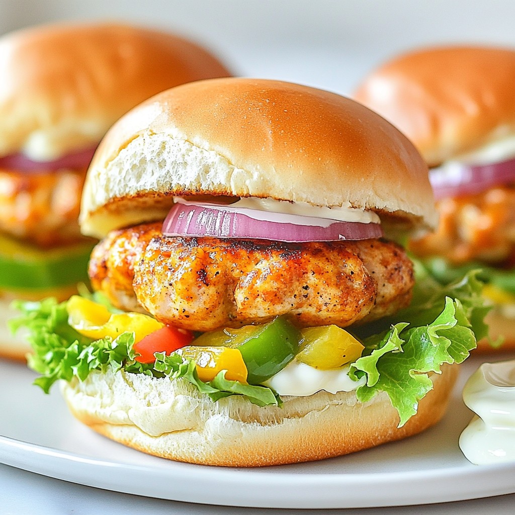 Cajun Turkey Burger Sliders Flavorful and Easy Recipe