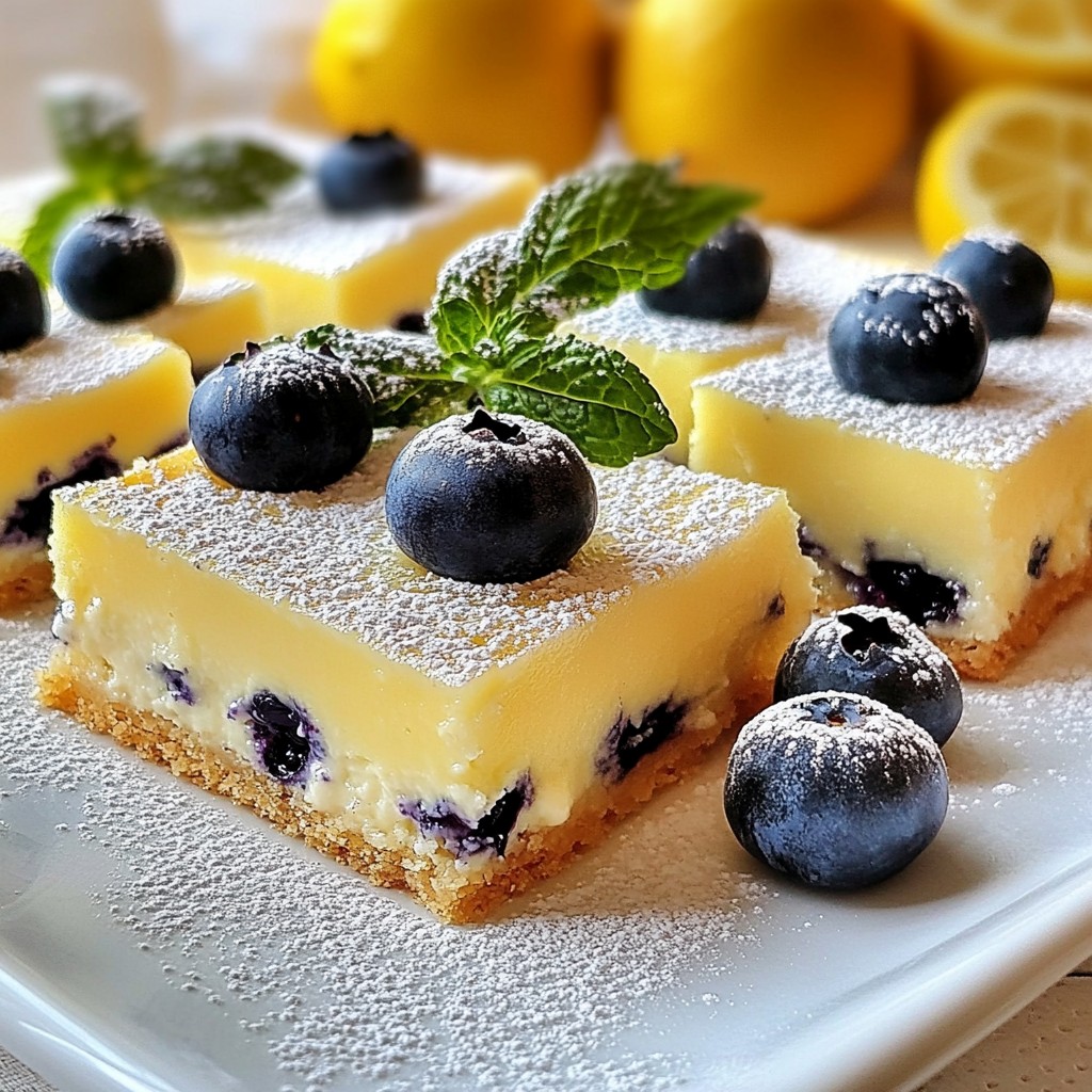 Blueberry Lemon Ricotta Bars Simple and Delicious Treat