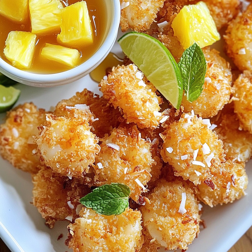 Coconut Shrimp with Pineapple Sauce Delightful Recipe