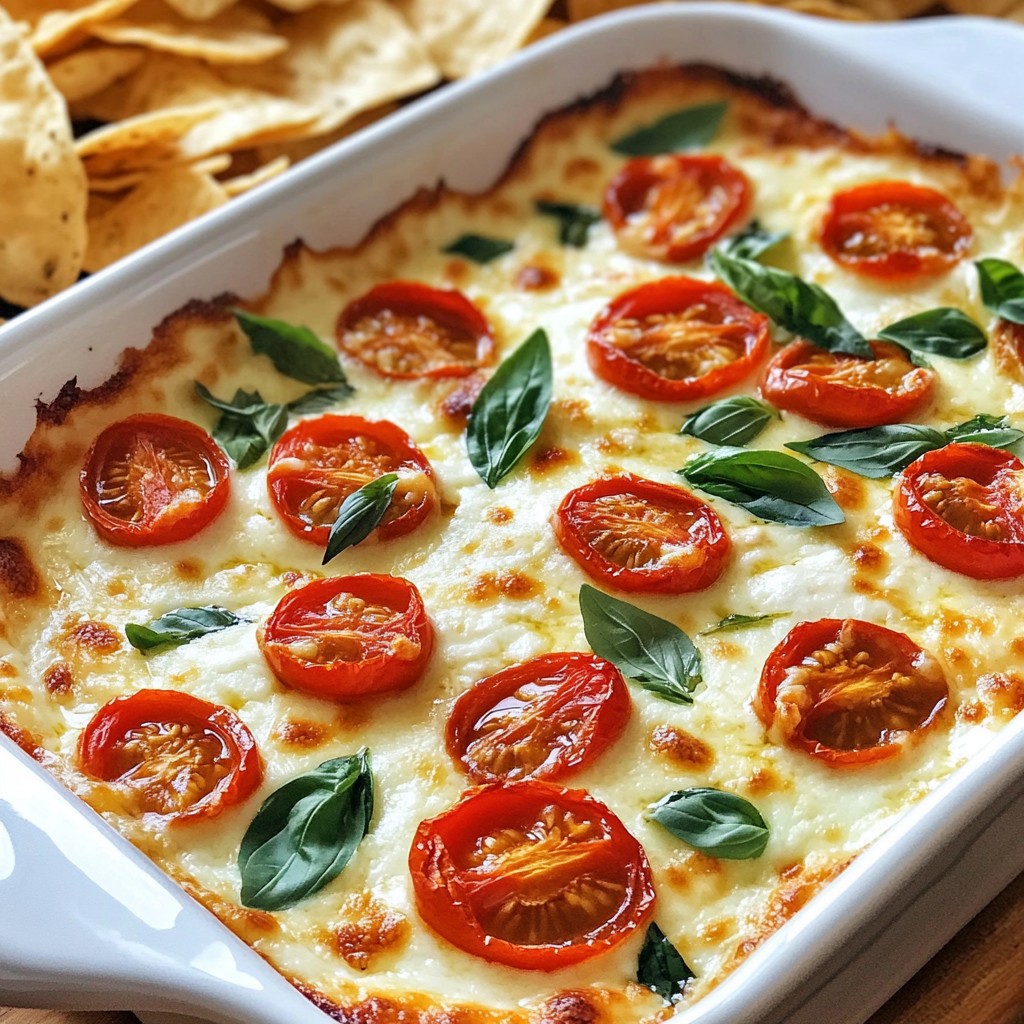 Greek Yogurt Margherita Pizza Dip Flavorful Delight