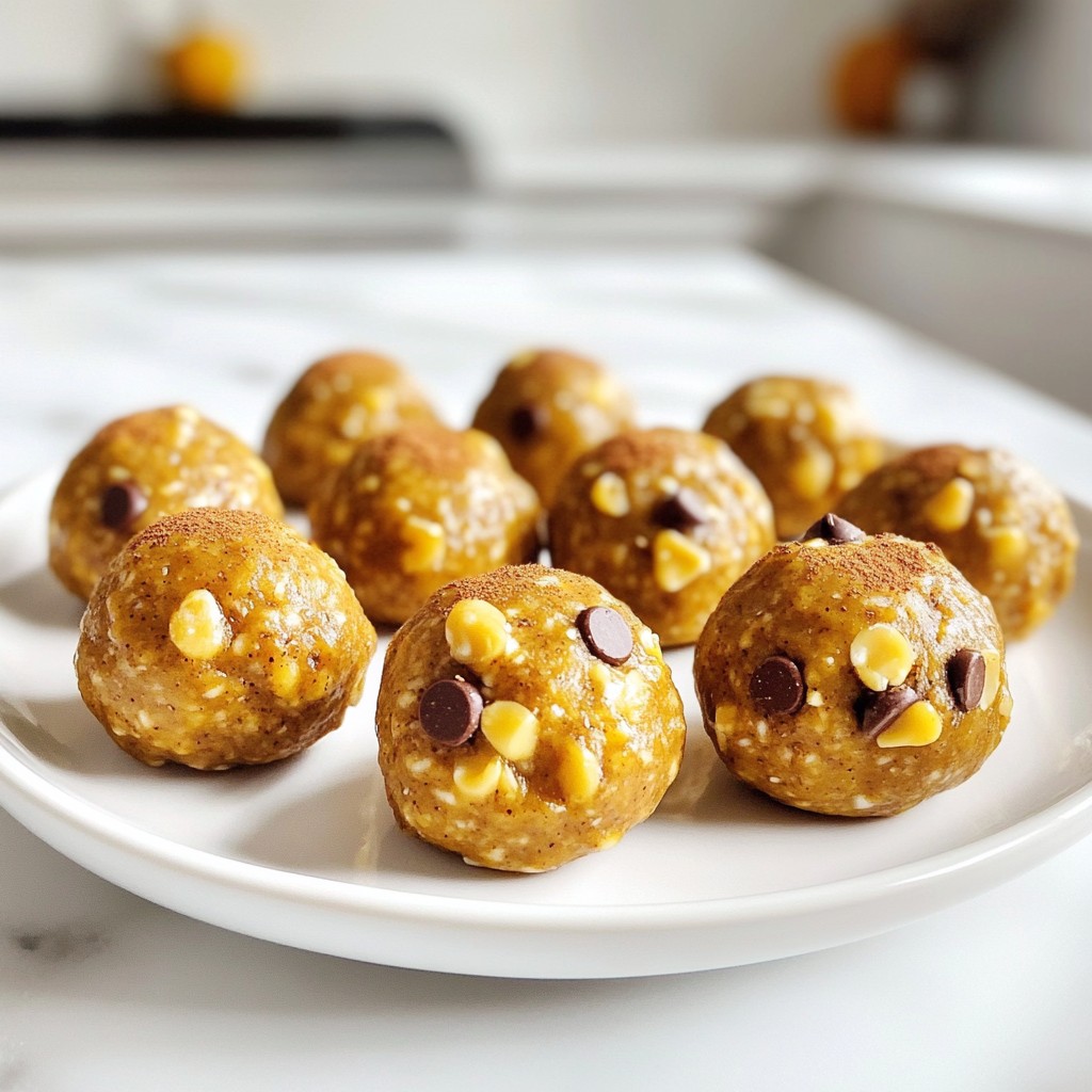 Pumpkin Spice Energy Bites Tasty and Healthy Snack