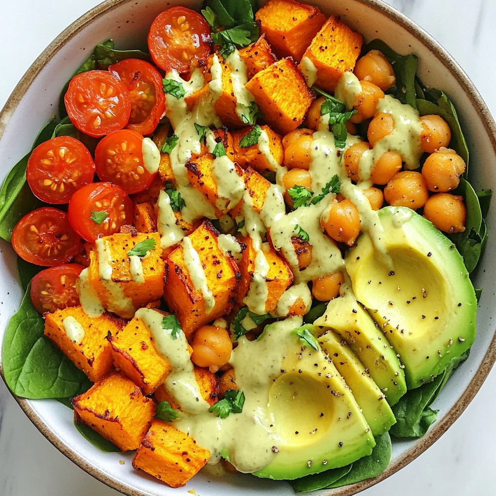 Sweet Potato Chickpea Buddha Bowls Flavorful Meal Idea