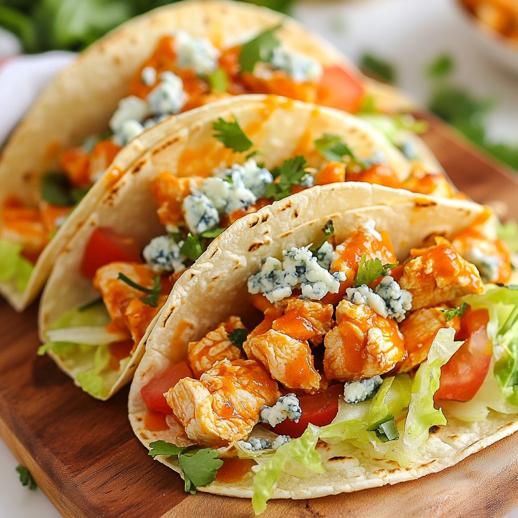 Crispy Buffalo Chicken Tacos Flavorful and Easy Meal