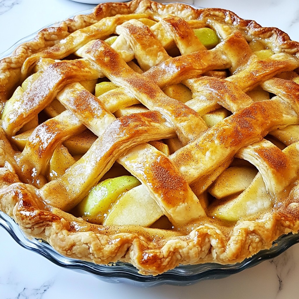 Cinnamon Roll Apple Pie Irresistible Dessert Delight