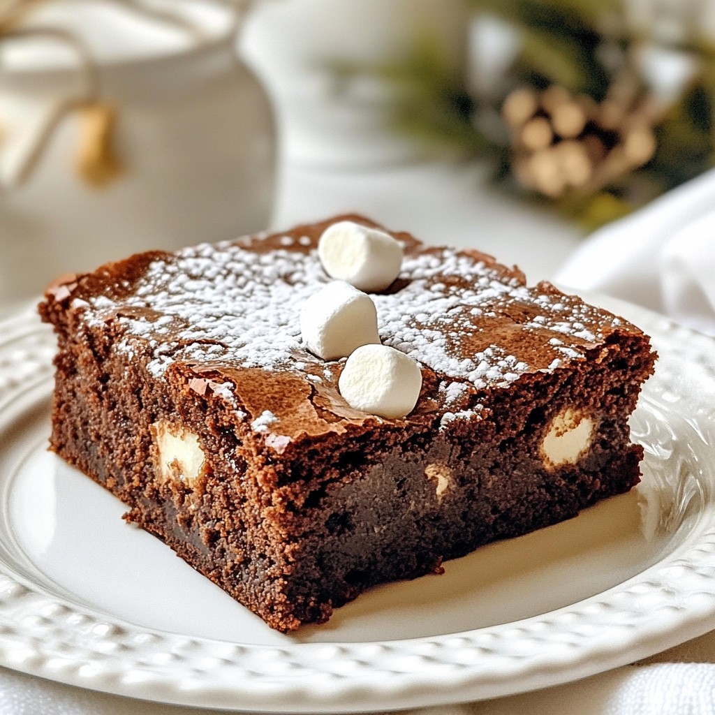 Hot Chocolate Fudge Brownies Simple and Rich Treat