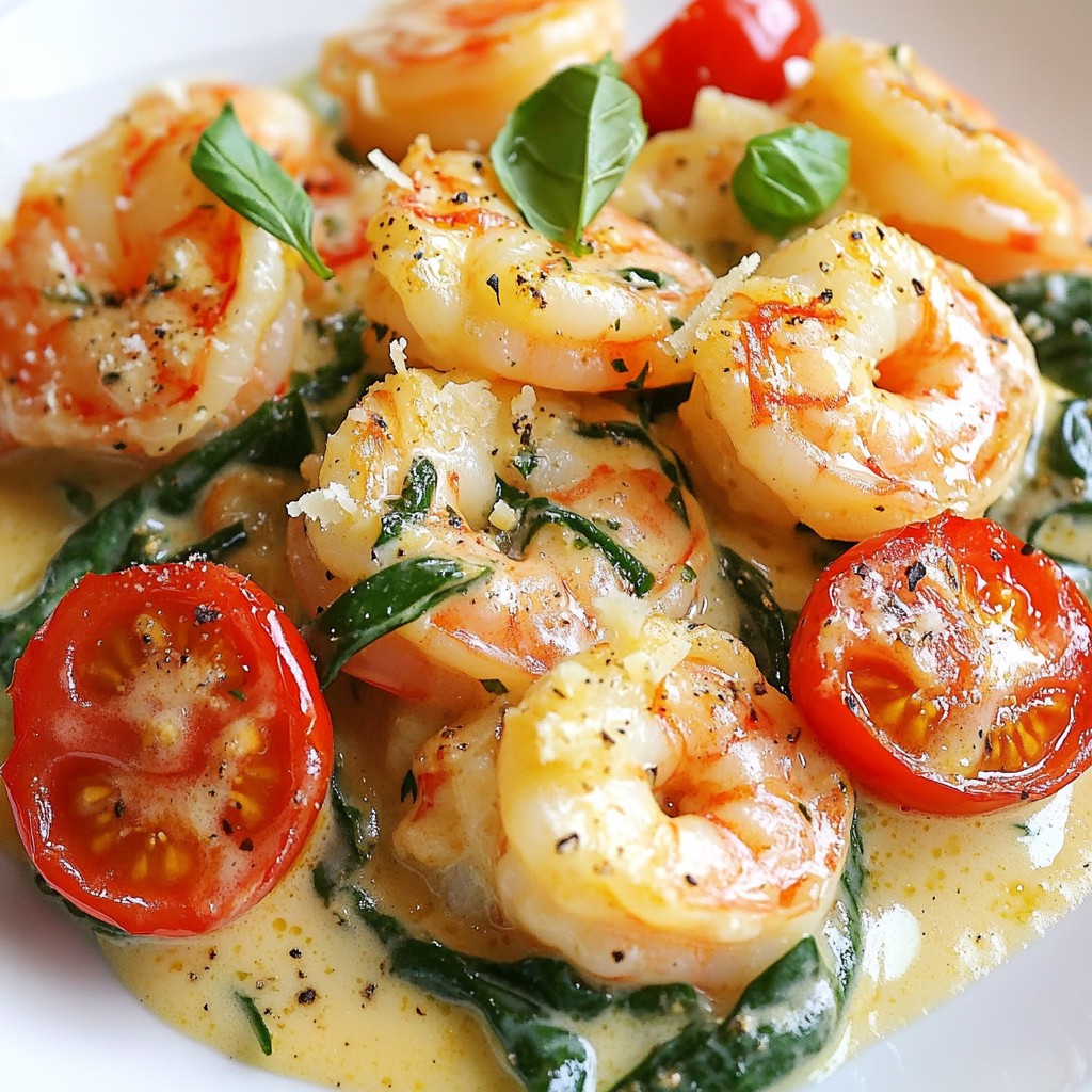 Creamy Garlic Tuscan Shrimp Delightful and Easy Meal