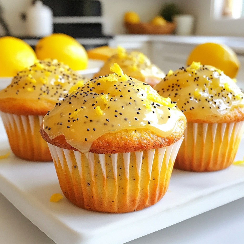 Lemon Poppy Seed Muffins Easy and Delicious Recipe