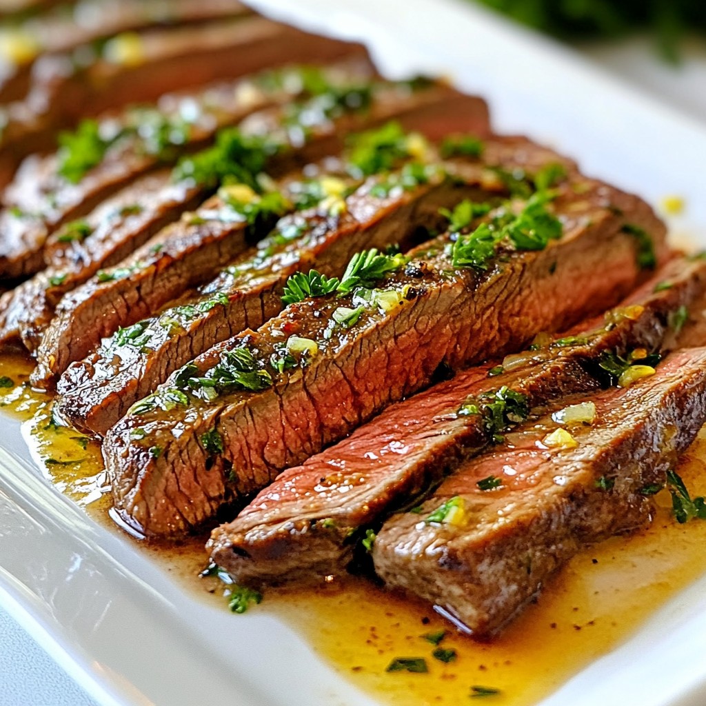 Garlic Butter Brazilian Steak Juicy and Flavorful Meal