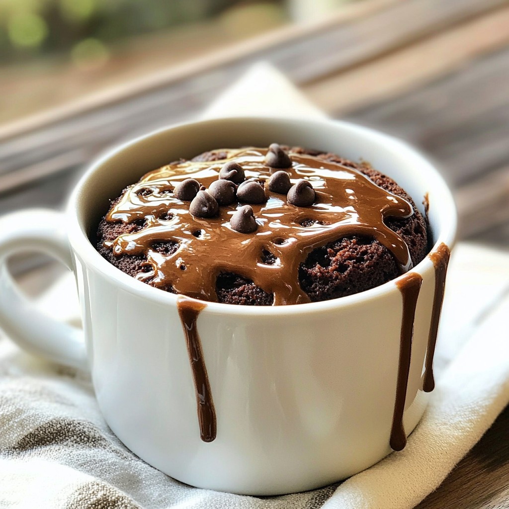 Chocolate Espresso Mug Cake Decadent and Simple Treat