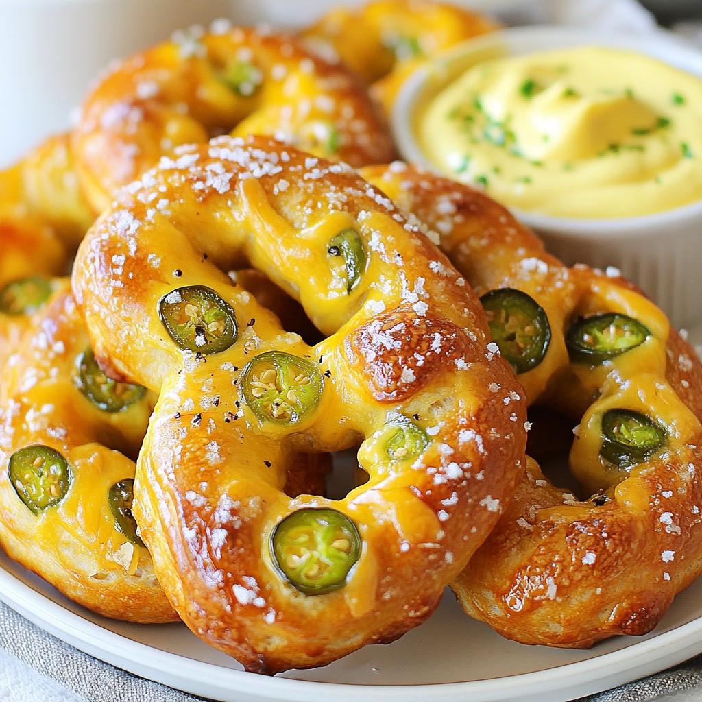 Jalapeno Cheddar Stuffed Pretzels Simple Recipe Guide