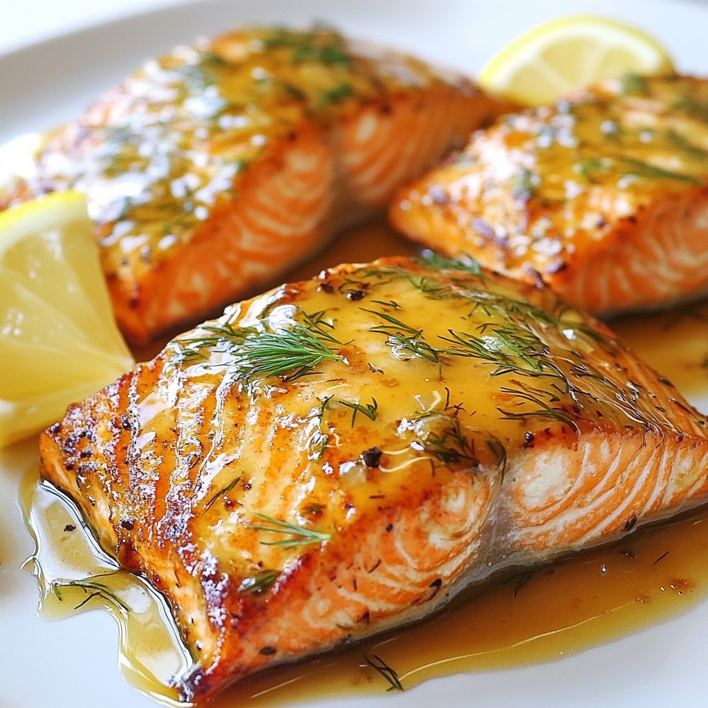 Honey Mustard Glazed Salmon Flavorful and Easy Dish