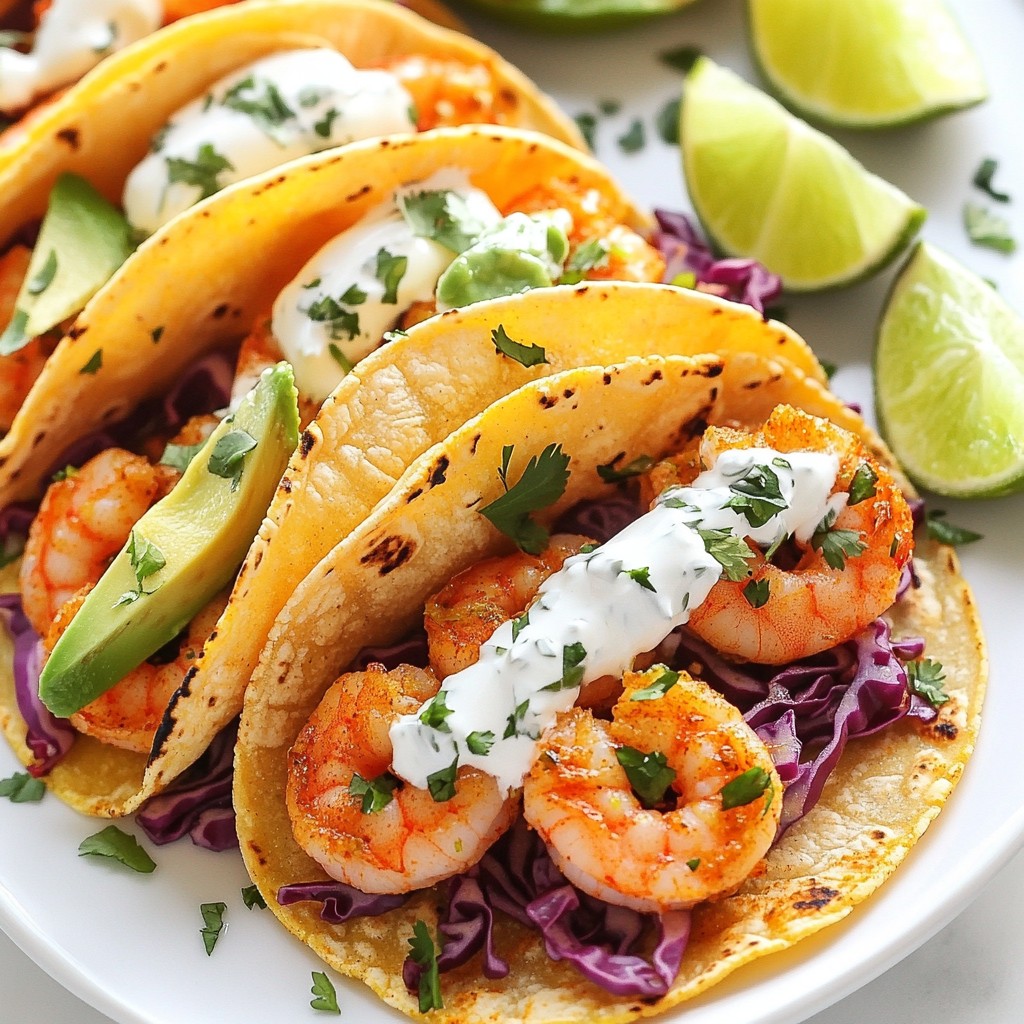 Cilantro Lime Shrimp Tacos Quick and Flavorful Meal