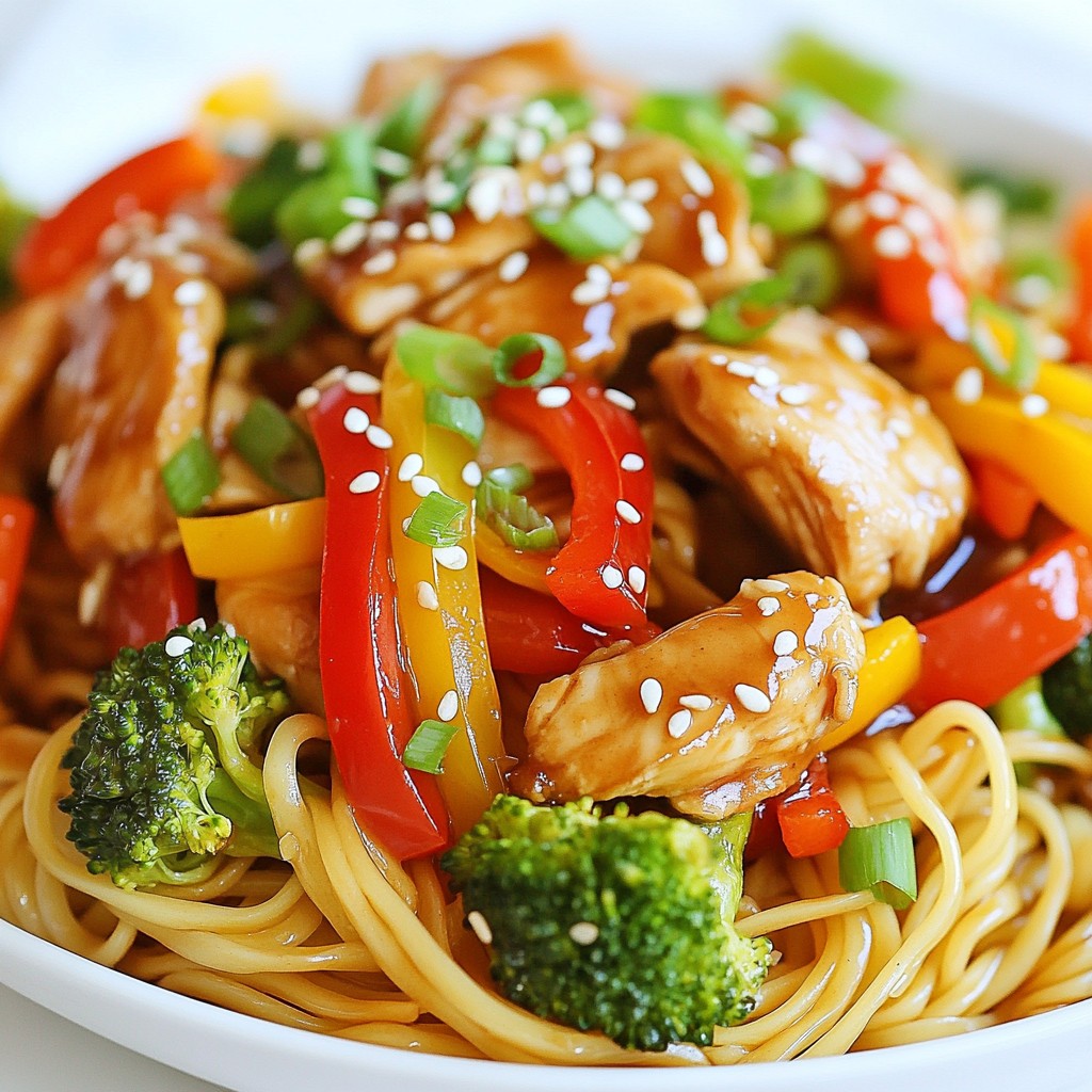 Teriyaki Chicken Noodle Stir-Fry Flavorful Meal Guide