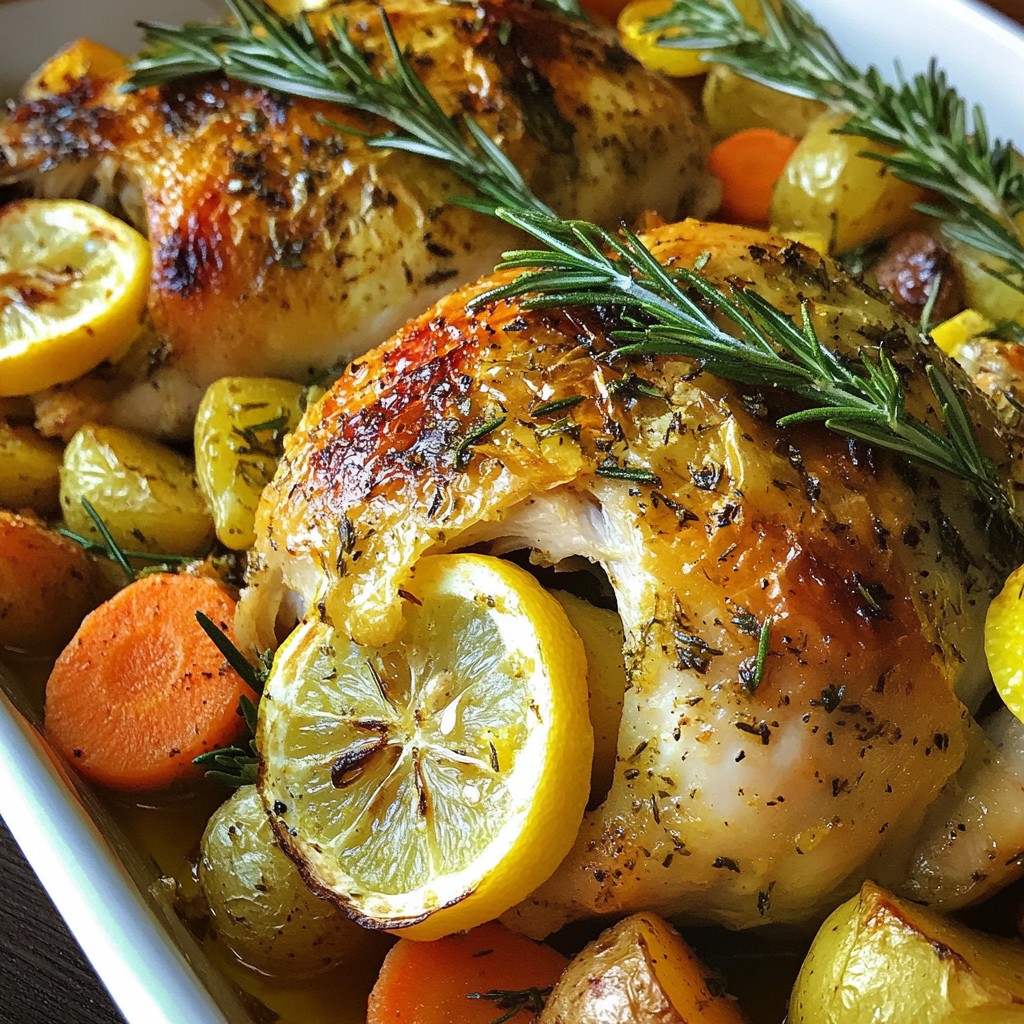 Lemon Herb Roasted Chicken Juicy and Flavorful Meal
