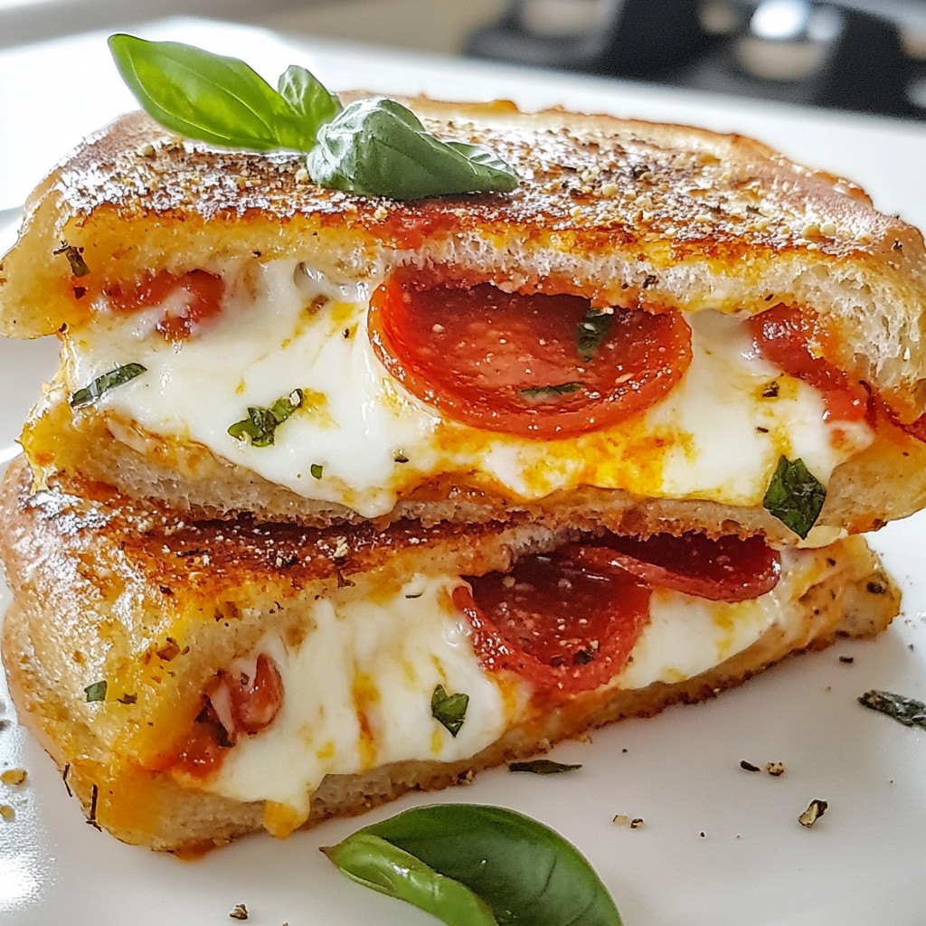 Pepperoni Pizza Panini Flavorful and Simple Recipe