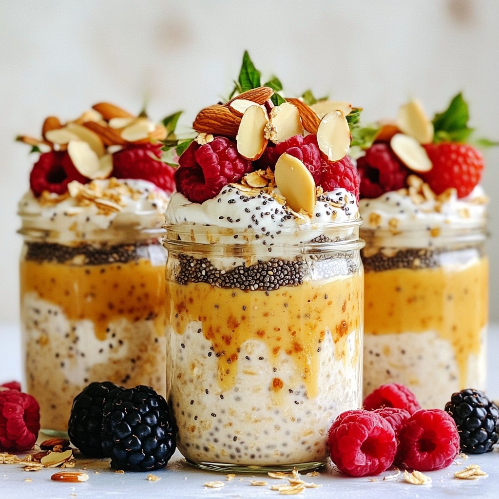 Vanilla Almond Overnight Oats Simple and Nourishing
