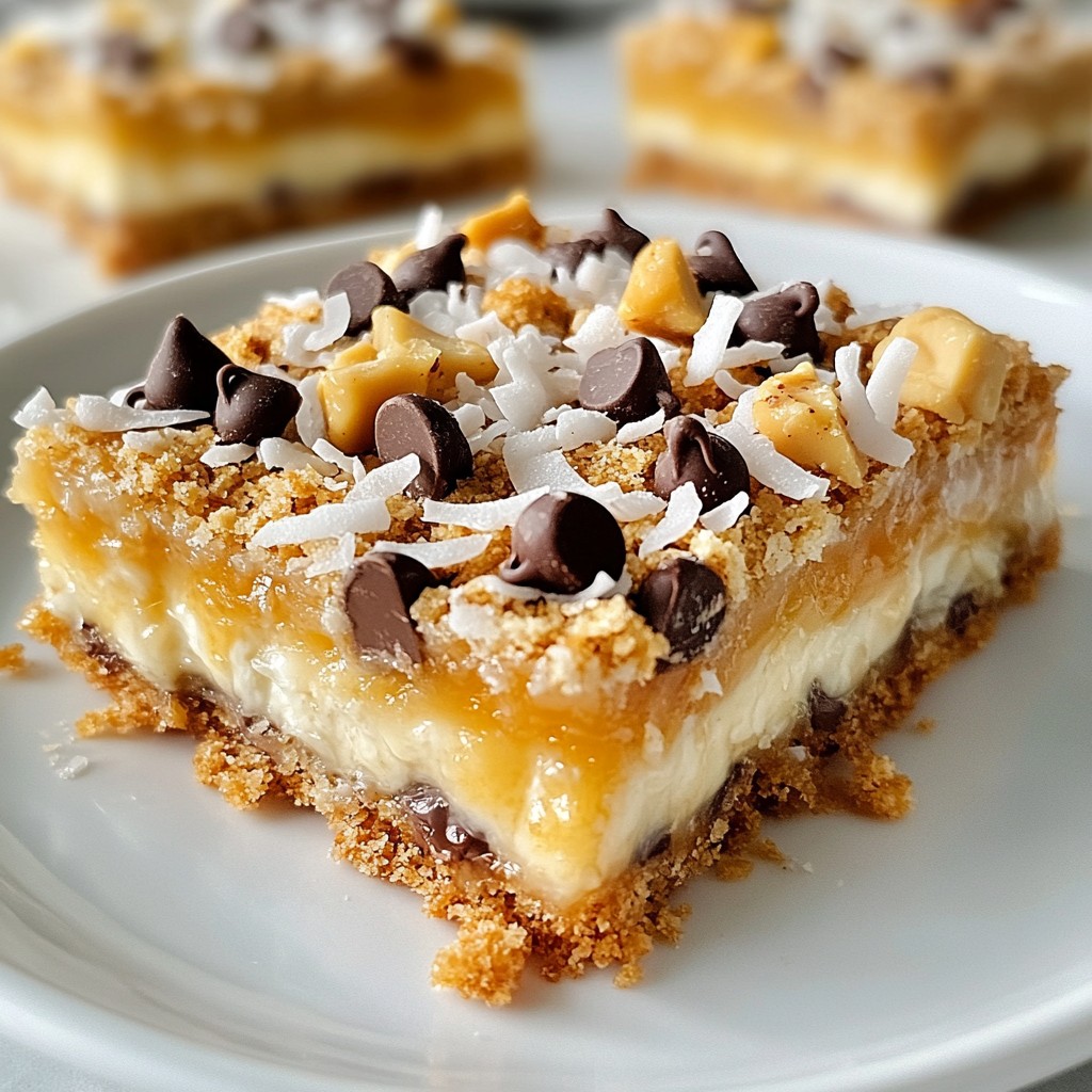 Coconut Caramel Magic Bars Irresistible Treat Recipe