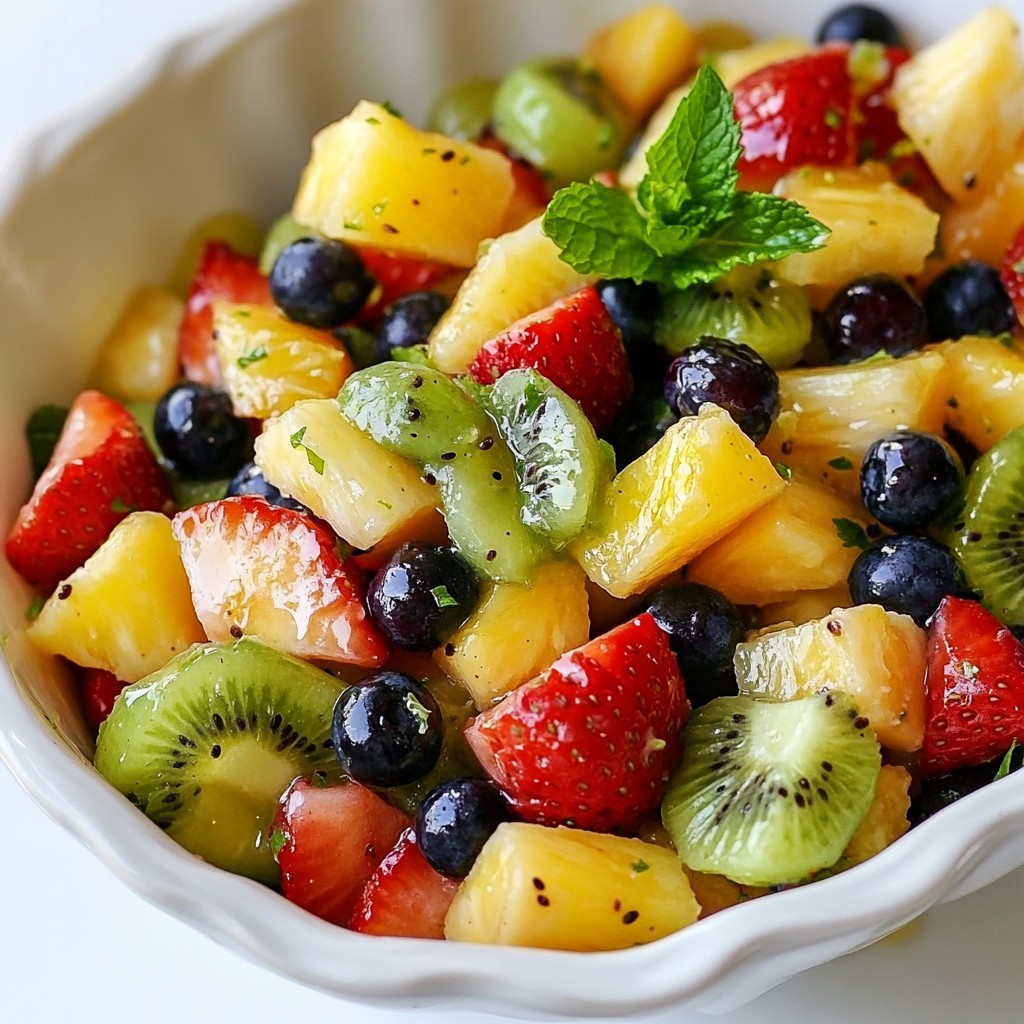 Honey Lime Fruit Salad Refreshing and Simple Recipe