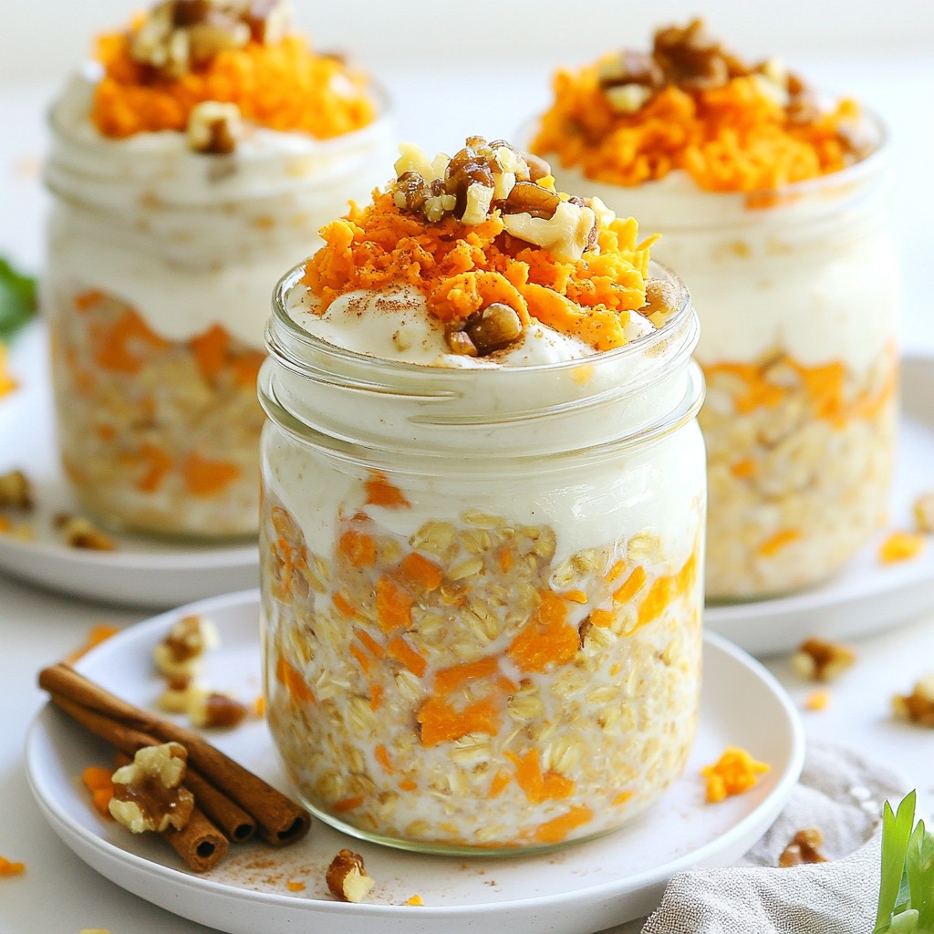 Carrot Cake Overnight Oats Tasty and Healthy Recipe