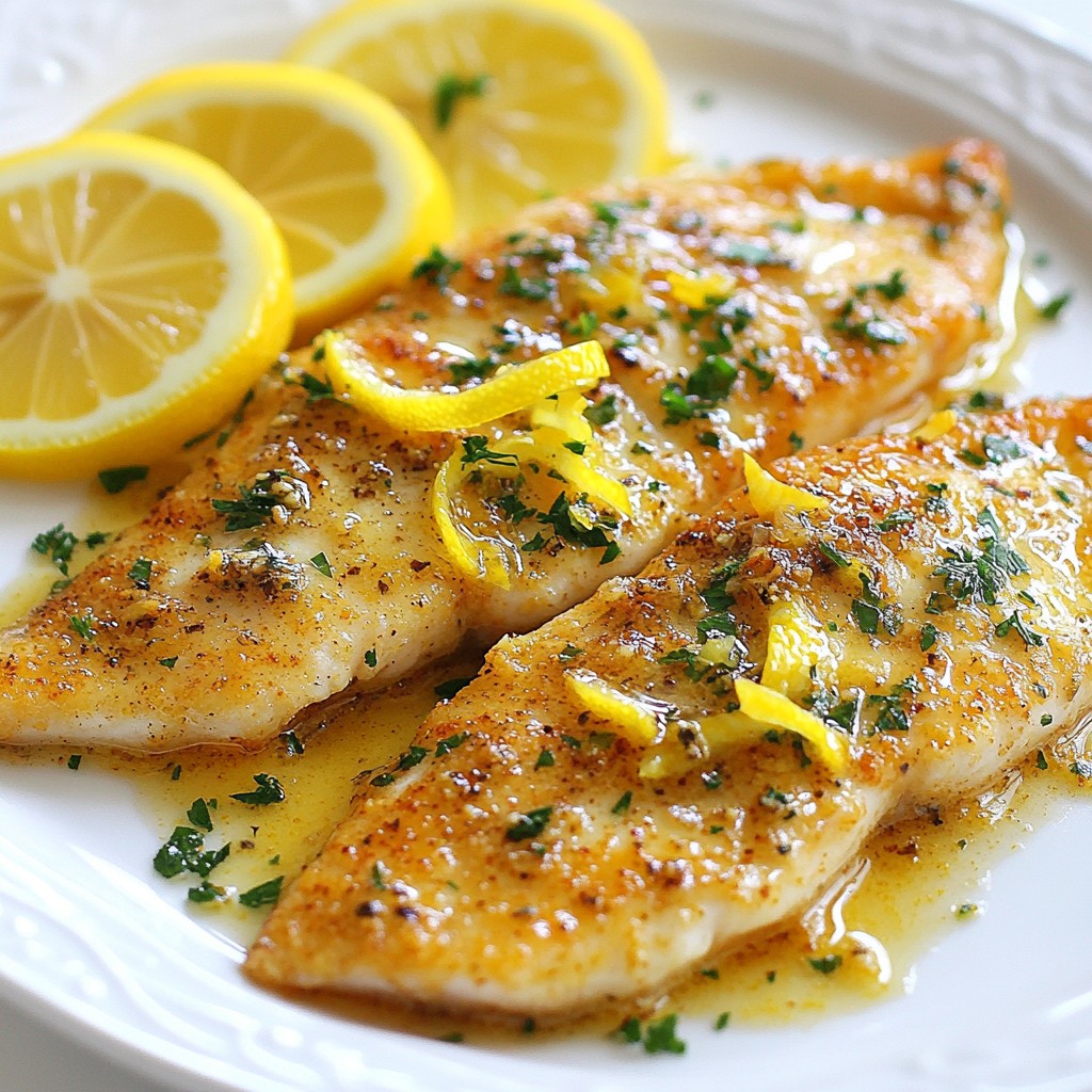 Garlic Butter Lemon Tilapia Flavorful Dinner Recipe
