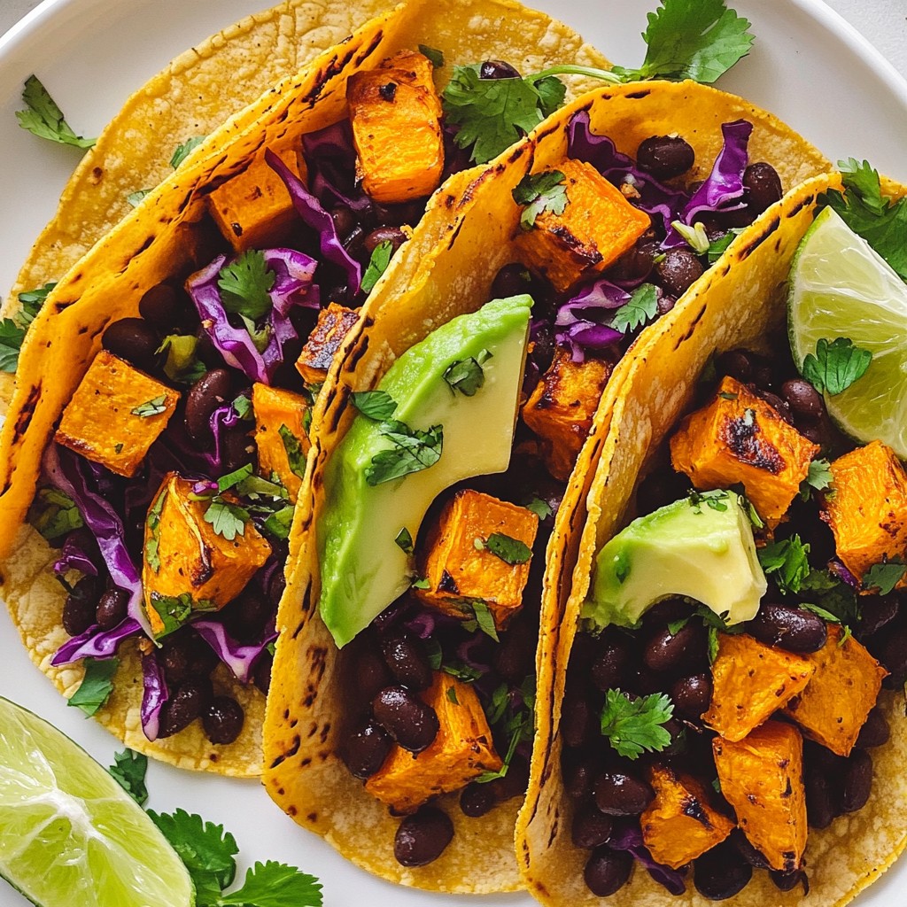 Black Bean Sweet Potato Tacos Flavorful and Easy Meal