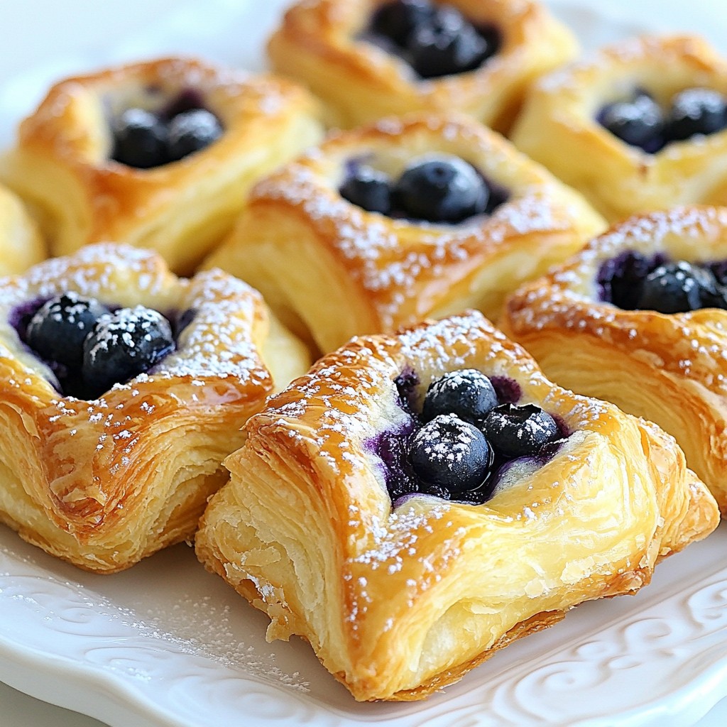 Blueberry Cream Cheese Danish Easy and Delicious Recipe