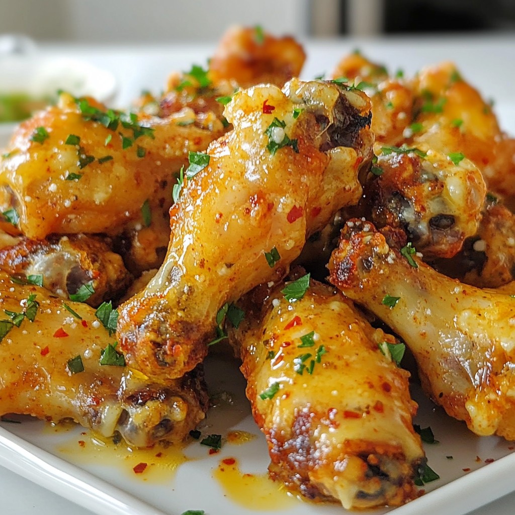Spicy Garlic Parmesan Wings Delightful and Simple Recipe