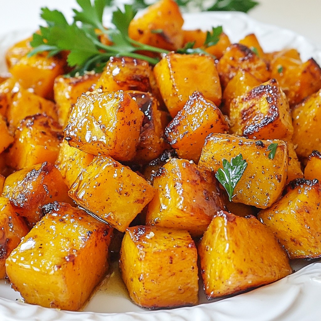 Honey Garlic Roasted Sweet Potatoes Flavorful Dish