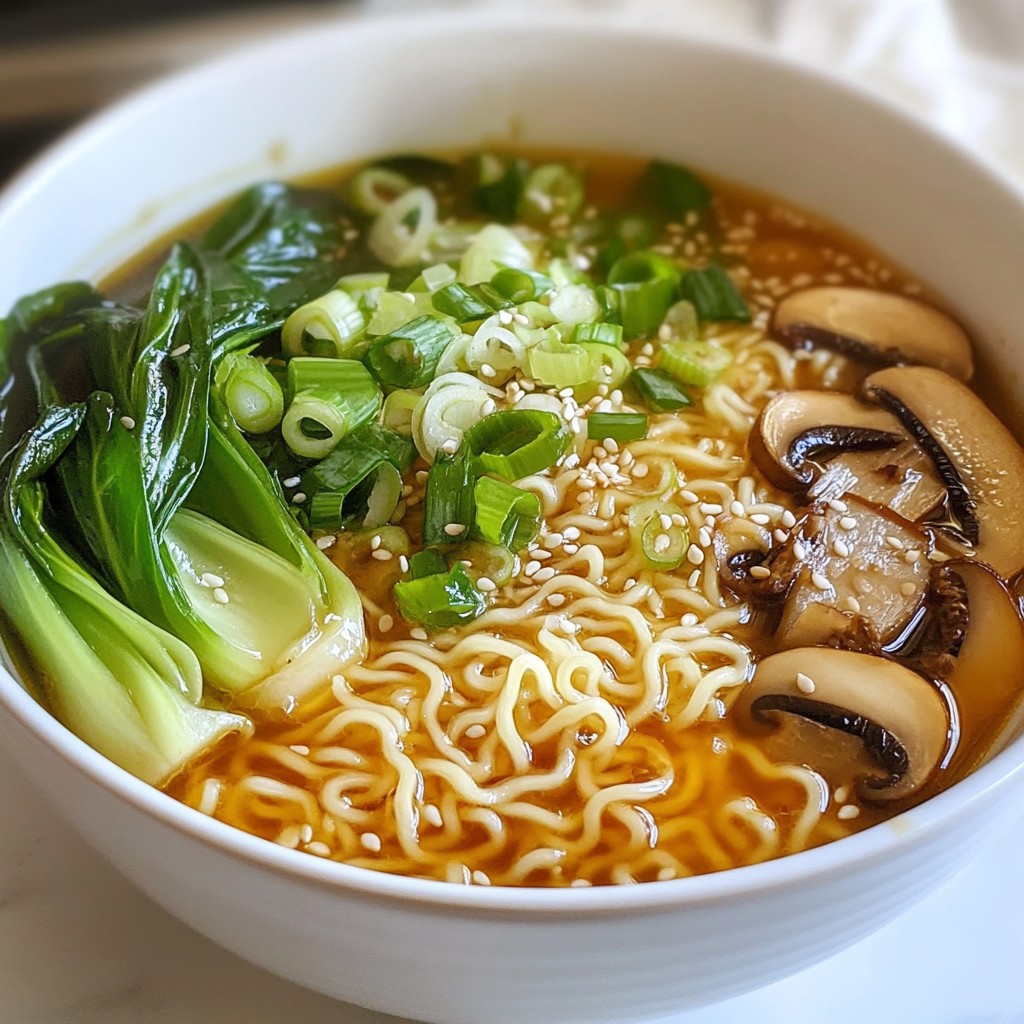 Sesame Garlic Instant Pot Ramen Simple and Quick Meal