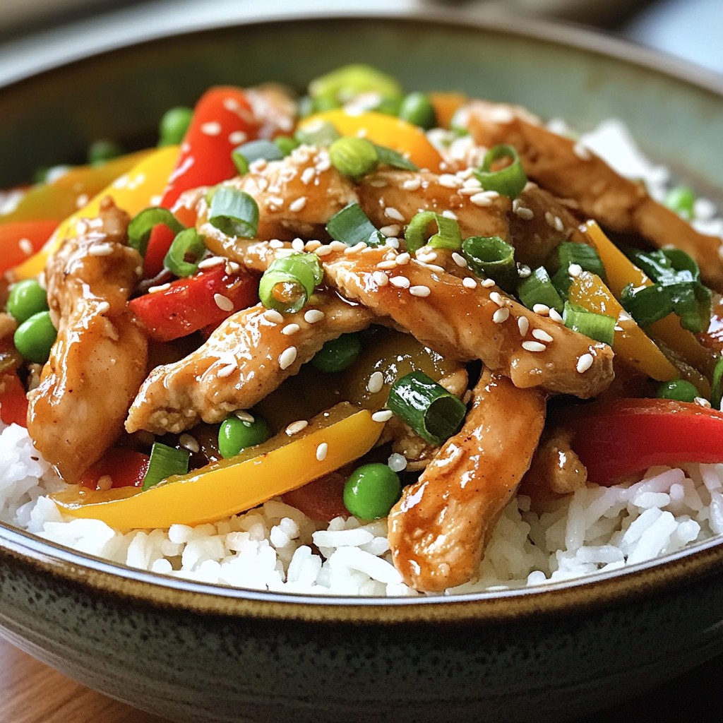 Sesame Ginger Chicken Stir Fry Easy and Flavorful Meal