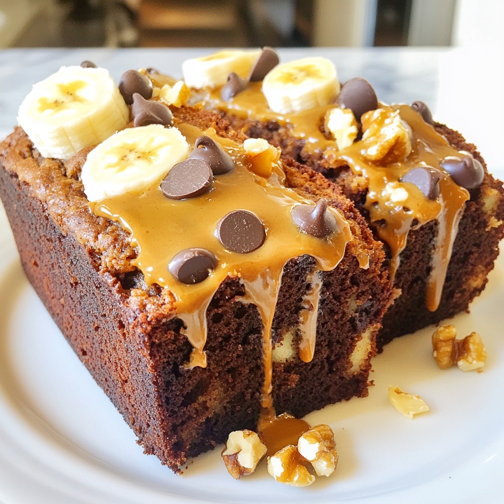 Chocolate Peanut Butter Banana Bread Delightful Recipe