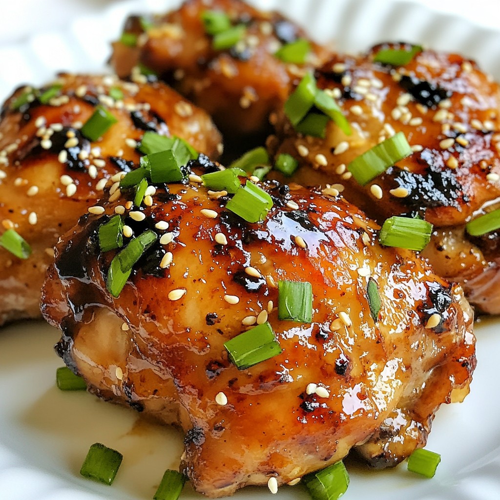 Spicy Honey Garlic Chicken Thighs Flavorful and Easy Dish