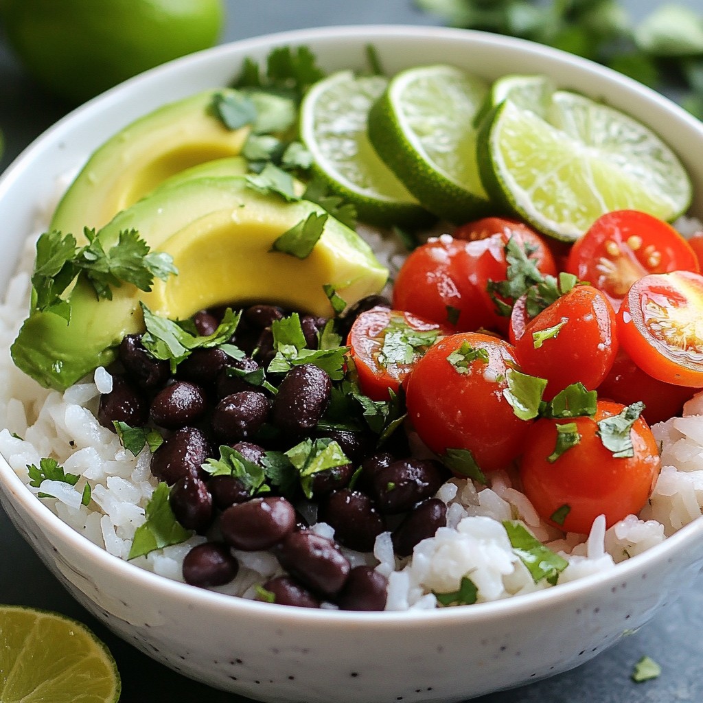Coconut Lime Rice Bowls Flavorful and Simple Meal